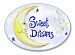The Kids Room by Stupell Sweet Dreams Moon and Stars Oval Wall Plaque by The Kids Room by Stupell