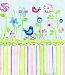 The Kids Room by Stupell Pink and Blue Bird With Flowers Rectangle Wall Plaque by The Kids Room by Stupell