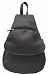 Fashion Avenue Flap-Over Sling Backpack Color: Black by Piel Leather