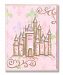 The Kids Room by Stupell Castle with Fleur de Lis on Pink Background Rectangle Wall Plaque by The Kids Room by Stupell