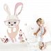 Oopsy Daisy Bunny in Glasses Peel and Place, Pink, 54 x 30 by Oopsy Daisy