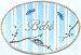 The Kids Room by Stupell Bebe, Baby with Butterflies and Blue Stripes Oval Wall Plaque by The Kids Room by Stupell