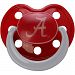 Alabama Crimson Tide Glow in Dark 2-Pack Baby Pacifier Set - NCAA Infant Pacifiers by Baby Fanatic