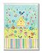 The Kids Room by Stupell Yellow Birdhouse with Stripes Rectangle Wall Plaque by The Kids Room by Stupell