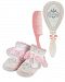 Stephan Baby Royalty Collection Brush with Comb and Bootie Socks Gift Set, Little Princess, 0-6 Months by Stephan Baby