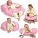 Leachco - Cuddle-U Basic Nursing Pink Dots Pillow and More by Leachco