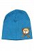 SODIAL(R) Baby Girls Boys Winter Cap Dot Bear Cotton Blended Hat (blue)