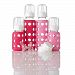 Glass Baby Bottles - Starter Kit (Pink) by ogh-starter