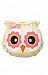 Ganz Owl Baby Bloomer Diaper Cover - Yellow & Pink Owl Baby Bloomer (Size: 0 to 6 Months) by Baby Ganz