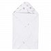 Trend Lab Safari Chevron Hooded Towel, Gray/White