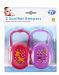 First Steps Pack of 2 Soother & Dummy Cases in Pink & Purple by First Steps