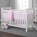 BreathableBaby Deluxe Cable Weave 4 Piece Bedding Set, Pink