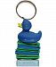 Cribmates Rubber Duck with Washcloths, Blue/Yellow Dots