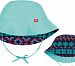 Lassig Baby Reversible Sun Protection Bucket Hat Boys UV-protection 50+, Aqua, NB/0-6 Mo, Multicolor