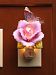 Lavender Rose with Yellow and Pink Butterfly Plug In Night Light by CG