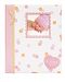 Lil' Peach Confetti Dot Baby Memory Book, Pink