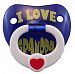 Billy bob Funny Novelty Dummies Pacifiers I Love Grandpa by Billy Bob Pacifiers