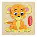 Amurleopard Cartoon Wooden Dimensional Magnetic Puzzles Intelligence Toys Leopard