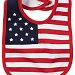 Carters 4th Of July Flag Bib Red by Carter's