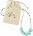 Baby Teething Necklace for Mom, Silicone Teething Necklace, BPA Free (Mint/White)