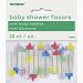 Baby Shower Favour Multi Colour Mini Plastic Baby Bottles - Pk24 by Dropship