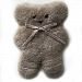 100% Australian Sheepskin Teddy Bear and New Cuddle Bear in Buttermilk