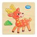 Amurleopard Cartoon Wooden Dimensional Magnetic Puzzles Intelligence Toys Deer