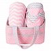 Trend Lab 6-Piece Baby Care Gift Set, Pink Sky