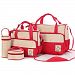 TechnoTec Multi-Function Baby Diaper Nappy Bag/Mummy Changing Set Handbag (Red) by TechnoTec