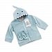 Baby Aspen Blue Shark Happy Hoodie and Mittens