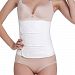 Feoya Cotton Women's Adjustable Breathable Waist Slimming Postpartum Abdomen Belt, White, L