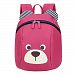Anti-lost Kindergarten Backpack Cute Dog Shoulder Bag School Bag-Rose Red