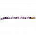 MagiDeal Anti Drop Toy Pacifier Clips Hanger Strap for Baby Stroller Accessory - Purple Stripe