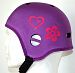 Baby & Toddler Soft Foam Safety Helmet (small (20.5 - 21.75in), Purple (Heart & Flower))
