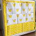 Nursery & Diaper Hanging Organizers Diaper Bag Storage Stacker for Baby Bed Crib (Crown)
