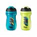 Tommee Tippee Insulated Sipper Tumbler, Blue and Green, 9 Ounce, 2 Count