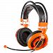 EBLUE Cobra Professional Headphones Headset Earphones Earbuds with Microphone Mic for Gaming- Noise Isolation - For PC Computer Gamers- Orange