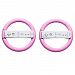 Pink Stearing Wheels for Nintendo Wii - 2 Pack by Mgear