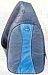 Nintendo WII Sling Bag - Gray & Blue Carry Pak by BD&A