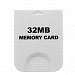 32MB Memory Card for Wii by Gaming Accessories 125