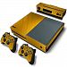 FriendlyTomato Xbox One Console and 2 Controllers Skin Set - Gold Pattern - XboxOne Vinyl Colour by FriendlyTomato
