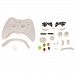 Full Housing Trigger Button Pad Case ABXY Mod Kit for Xbox 360 Controller White