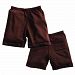 Babysoy Signature Comfy Shorts, Chocolate, 3-6 months, 1-Pack