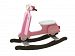 J. I. P. Wooden Rocking Scooter Chair, Pink