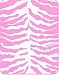 Regal Comfort Pink Zebra Print Acrylic Mink Crib Baby Blanket