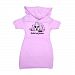 Puppy Luv Glam Pink Puppy Sporty Hooded Dress Toddler Girls 2-3T