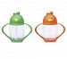 Lollacup Infant And Toddler Straw Cup, 2 Pack (Green/Orange)