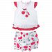 Happy Kids Canada Inc Absorba Two-Piece Short Set, White/Red, 1-Pack