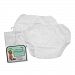 Dappi Waterproof 100% Nylon Diaper Pants, 2 Pack, White, Small by American Baby Company