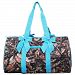 Quilted Camo Duffle Bag (Turquoise)
